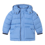 Mayoral Giubbino tinta unita con Zip E Cappuccio Cobalto per Bambino 2438 COBALTO MAYORAL 