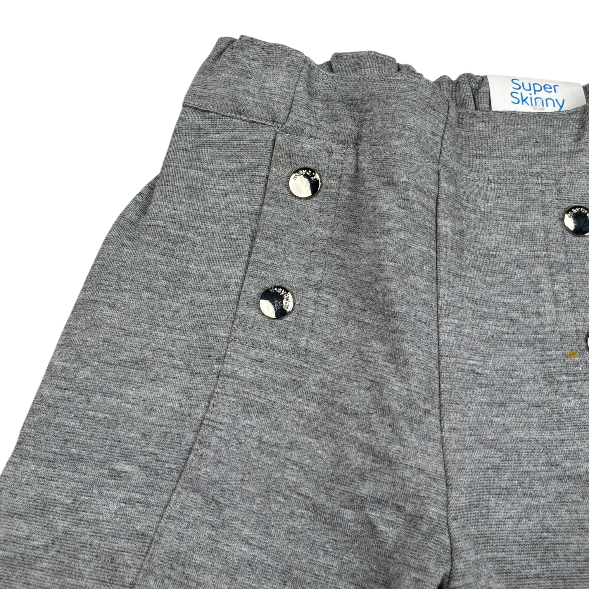Mayoral Pantalone tinta unita con Girovita Regolabile Grigio per Neonata 2574 GRIGIO MAYORAL 