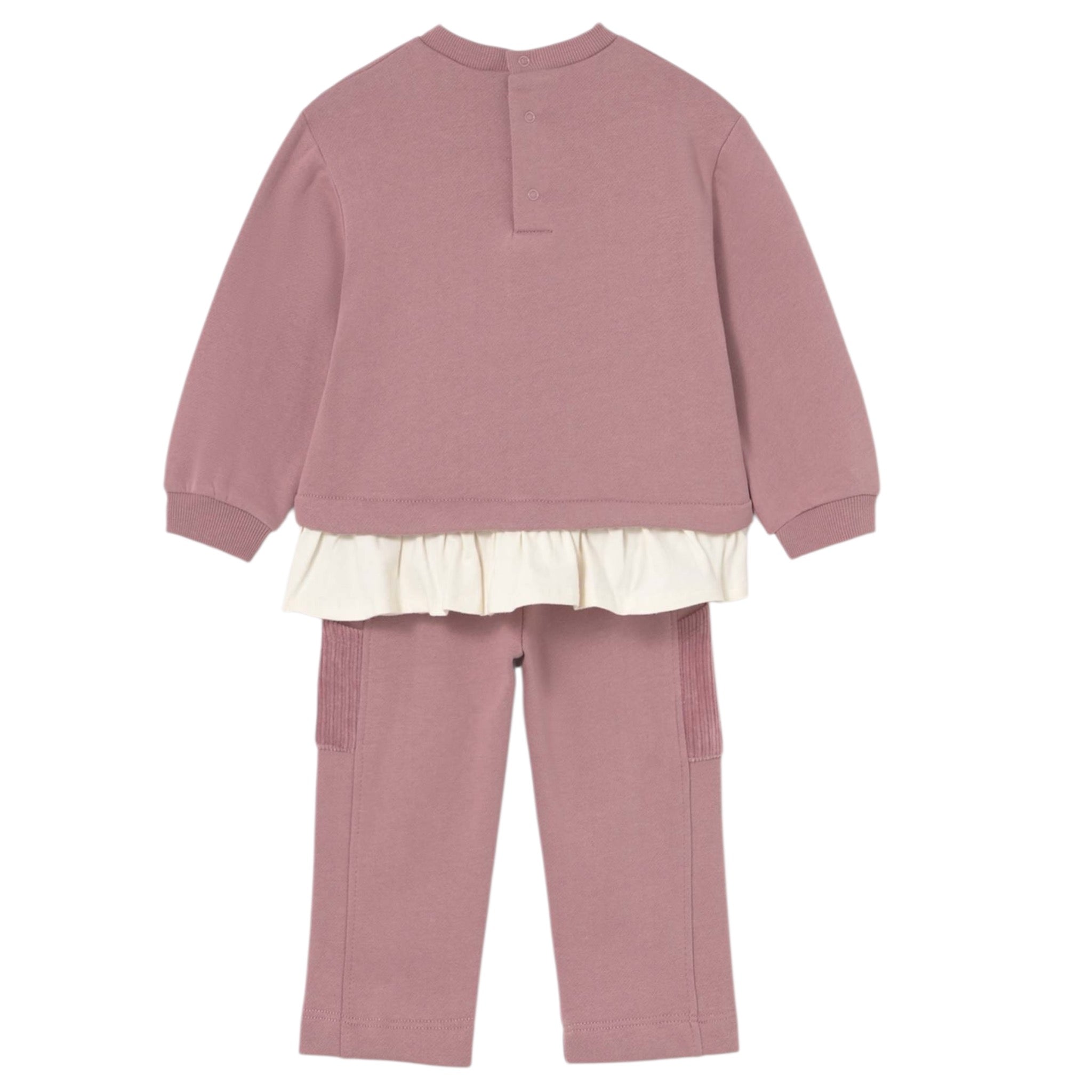 Mayoral Completo 2 Pezzi Felpa-Pantalone tinta unita Rosa per Neonata 2843 ROSA MAYORAL 
