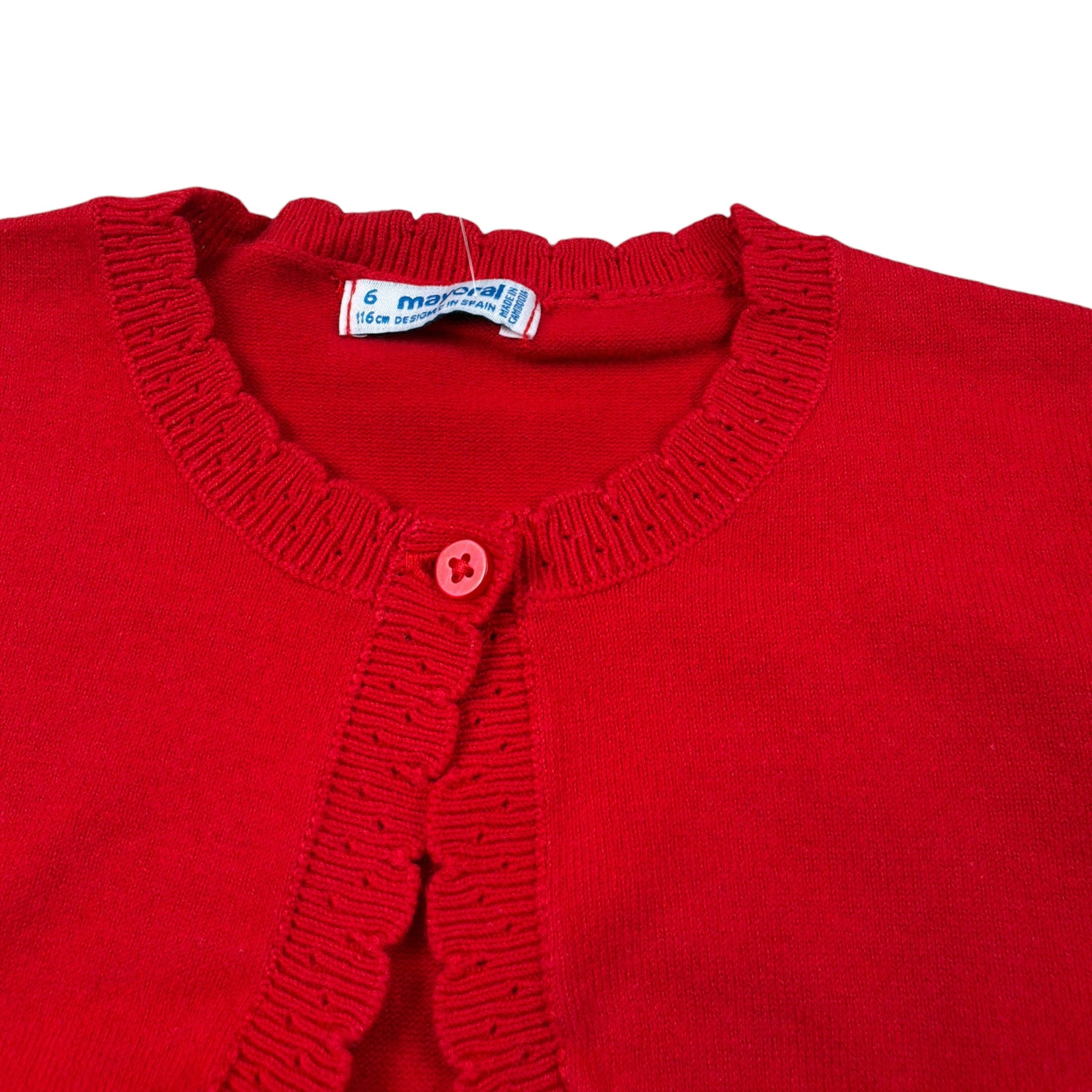Mayoral Coprispalle tinta unita Rosso per Bambina 320 ROSSO MAYORAL 