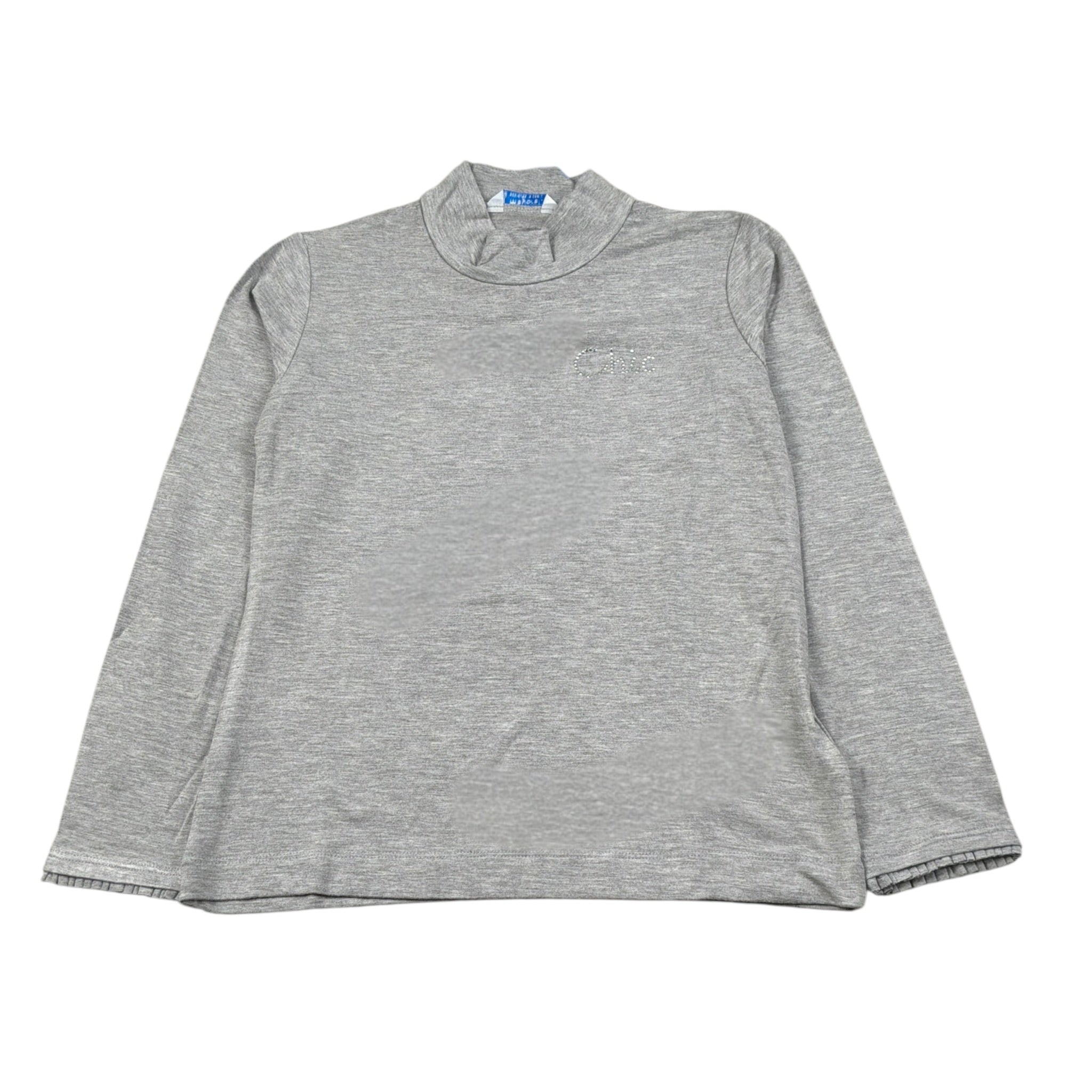 Mayoral Shirt Mezzo Collo tinta unita Grigio per Bambina 4002 GRIGIO MAYORAL 