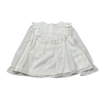 Mayoral Camicia Manica Lunga tinta unita Bianco per Bambina 4103 BIANCO MAYORAL 