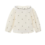 Mayoral Camicia Manica Lunga tinta unita Panna per Bambina 4132 PANNA MAYORAL 