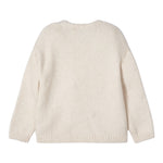 Mayoral Maglia Girocollo tinta unita con Ricami Panna per Bambina 4302 PANNA MAYORAL 