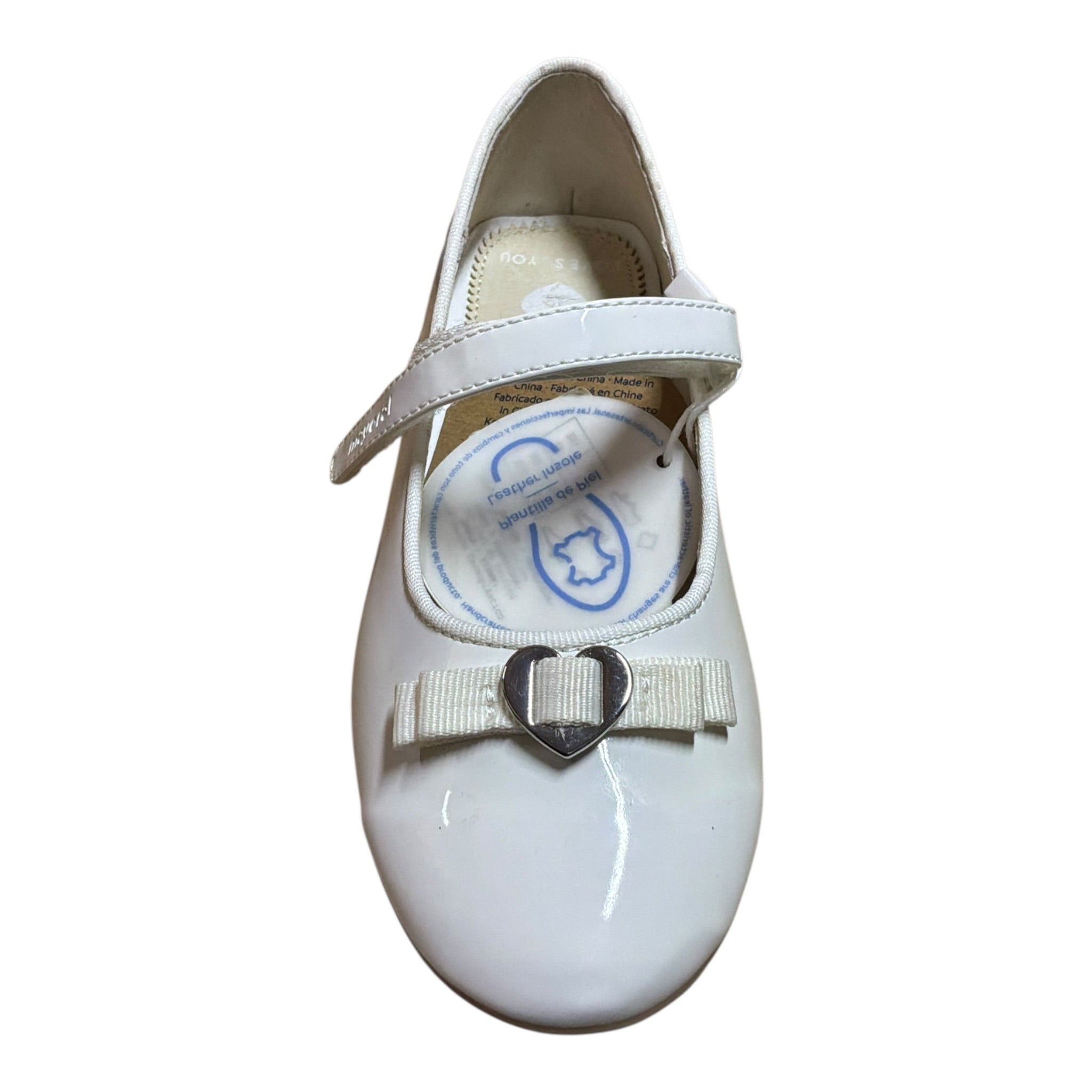Mayoral Ballerine tinta unita con Strappo Bianco per Bambina 45343 BIANCO MAYORAL 