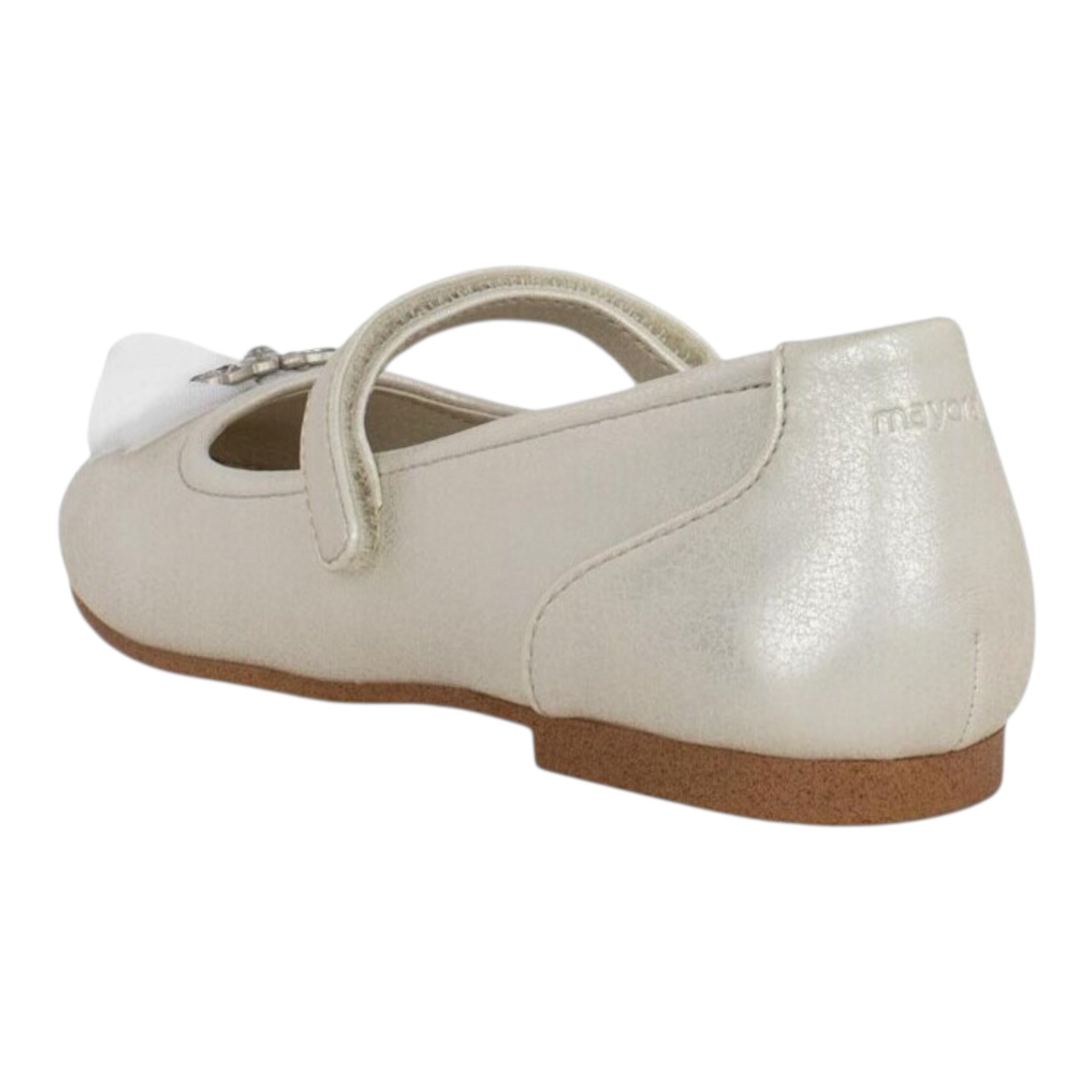 Mayoral Ballerine tinta unita con Strappo Beige per Bambina 453533 BEIGE MAYORAL 