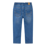Mayoral Jeans tinta unita con Elastico In Vita Azzurro per Bambino 4566 AZZURRO MAYORAL 