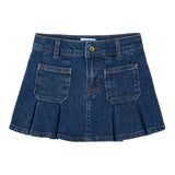 Mayoral Gonna In Denim tinta unita Blu per Bambina 4901 BLU MAYORAL 