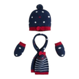 Mayoral Set Cappello-Sciarpa-Guanti Blu per Neonata 9339 BLU MAYORAL 