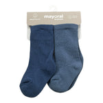 Mayoral Set 2Pz Calzini tinta unita Blu per Neonata 9920 BLU MAYORAL 