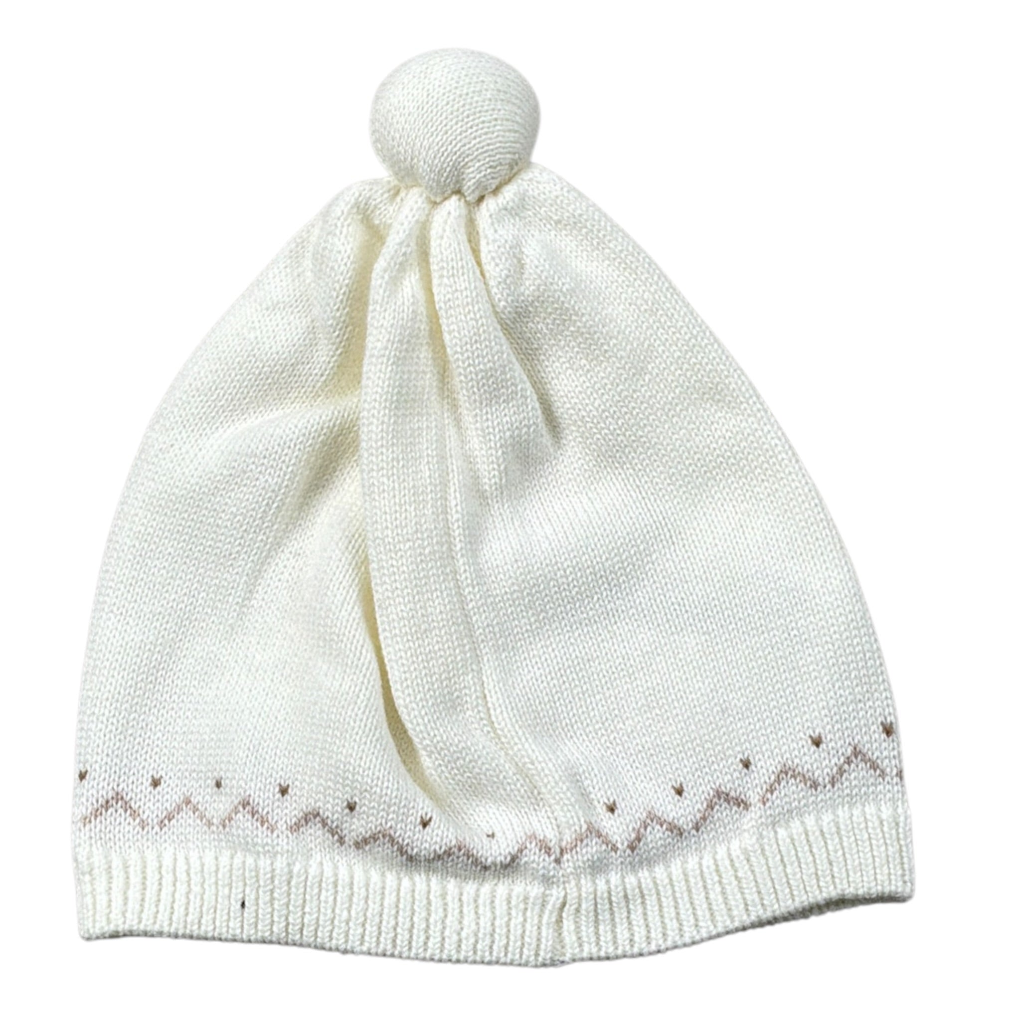 Mayoral Cappello tinta unita con Pon Pon Panna per Neonato 9936 PANNA MAYORAL 