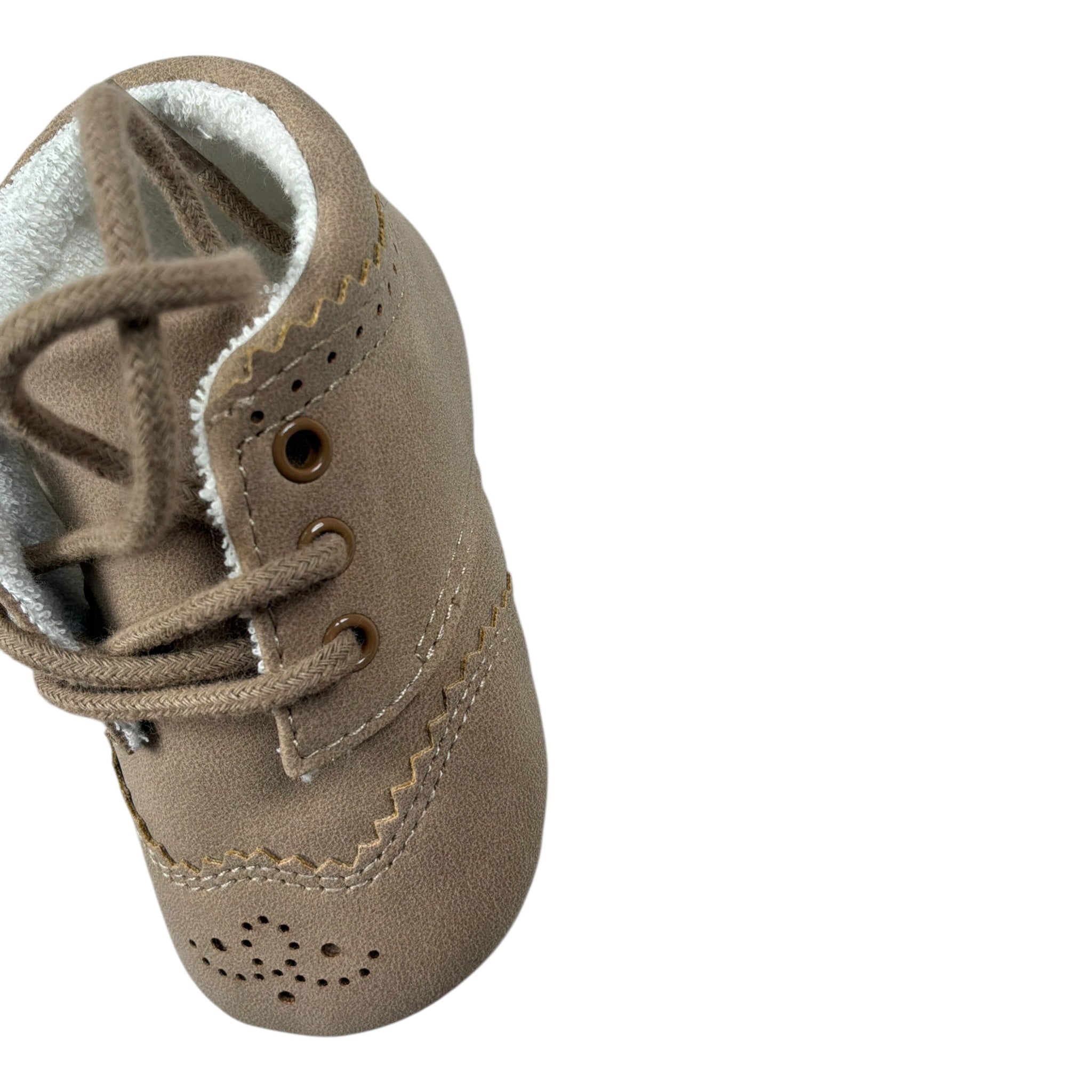 Mayoral Sneakers tinta unita con Lacci Beige per Neonato 9945 BEIGE MAYORAL 