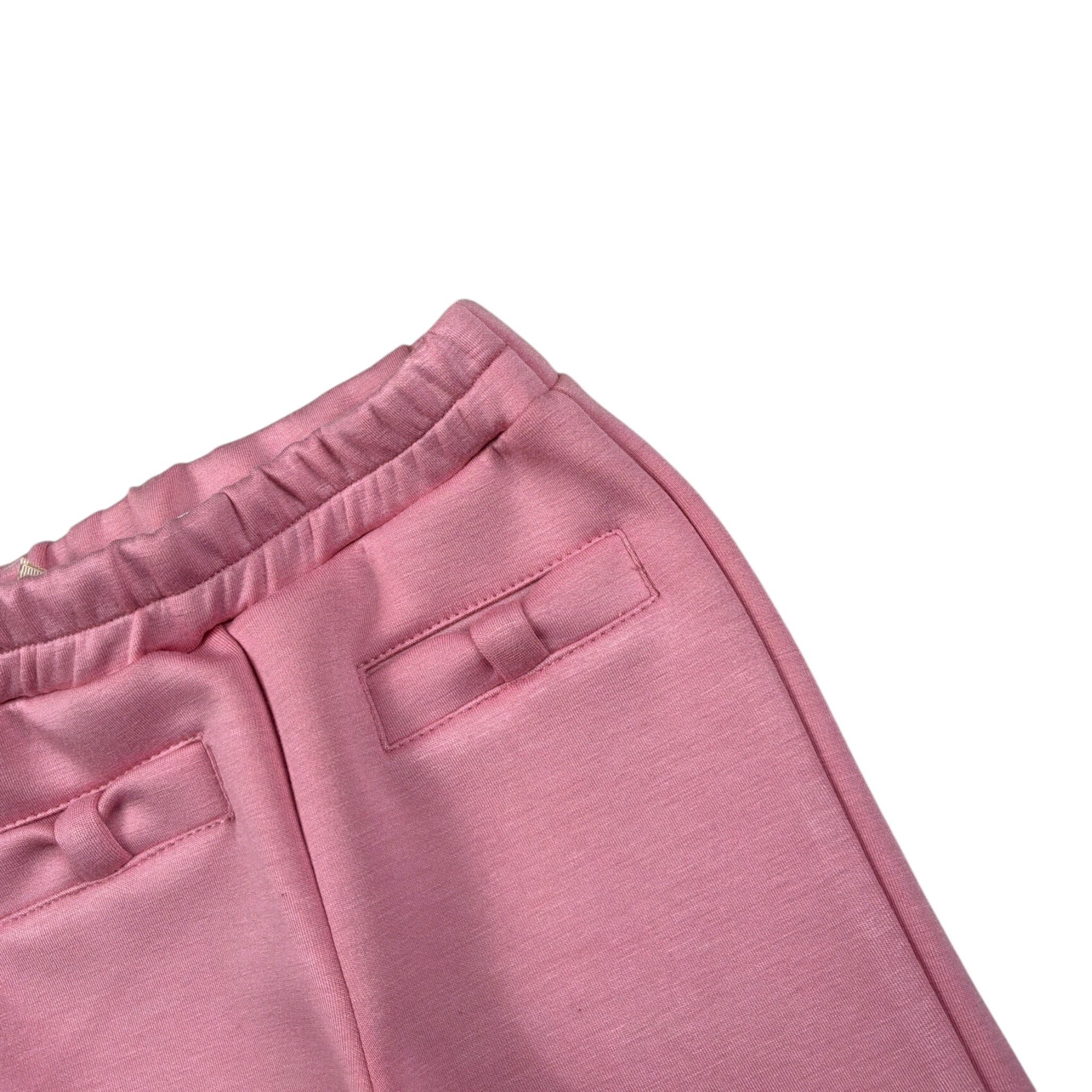 Meilisa Bai Pantalone tinta unita con Elastico In Vita Rosa per Neonata FL6699 ROSA MEILISA BAI 