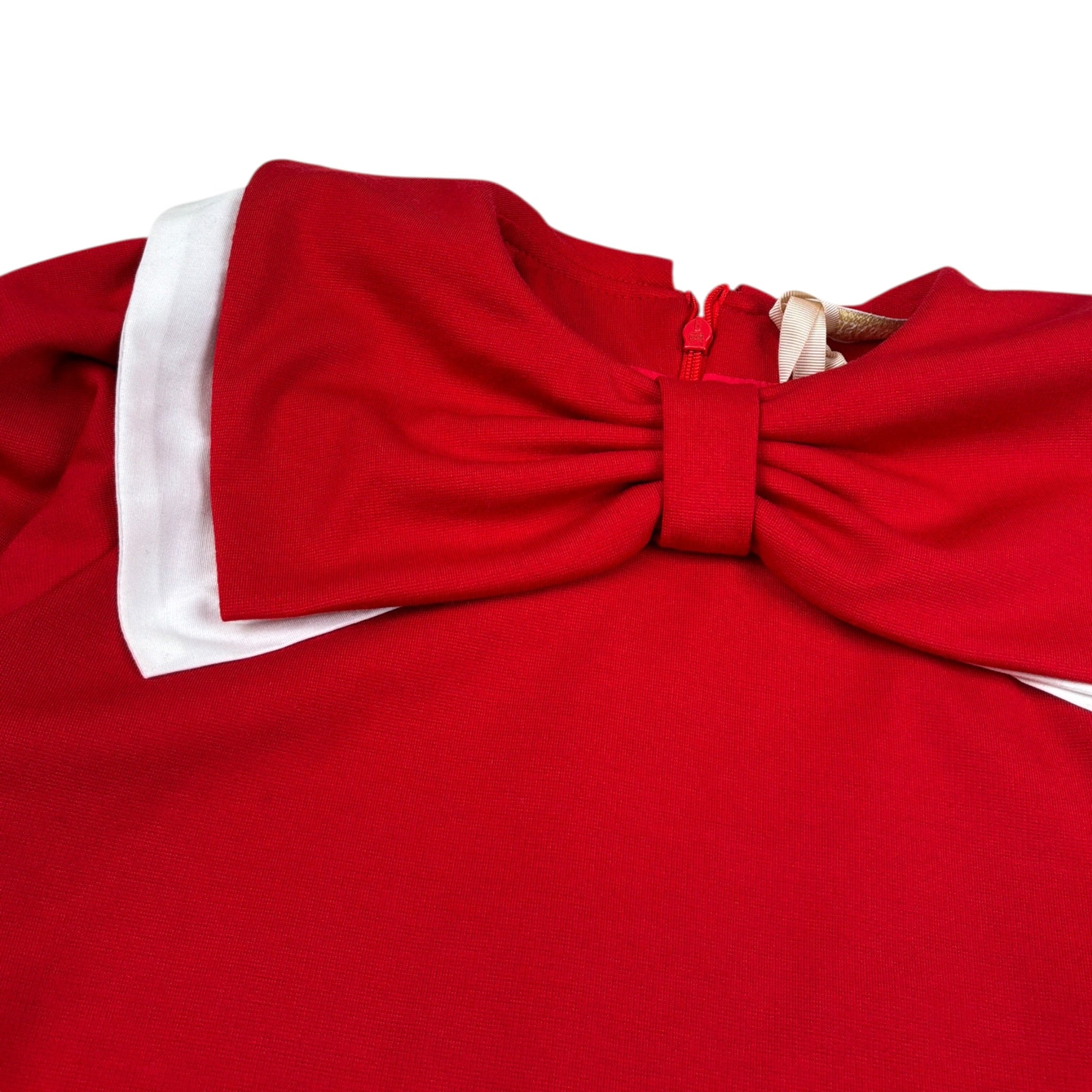 Meilisa Bai Abito Manica Lunga tinta unita Rosso per Bambina FL6754 ROSSO MEILISA BAI 