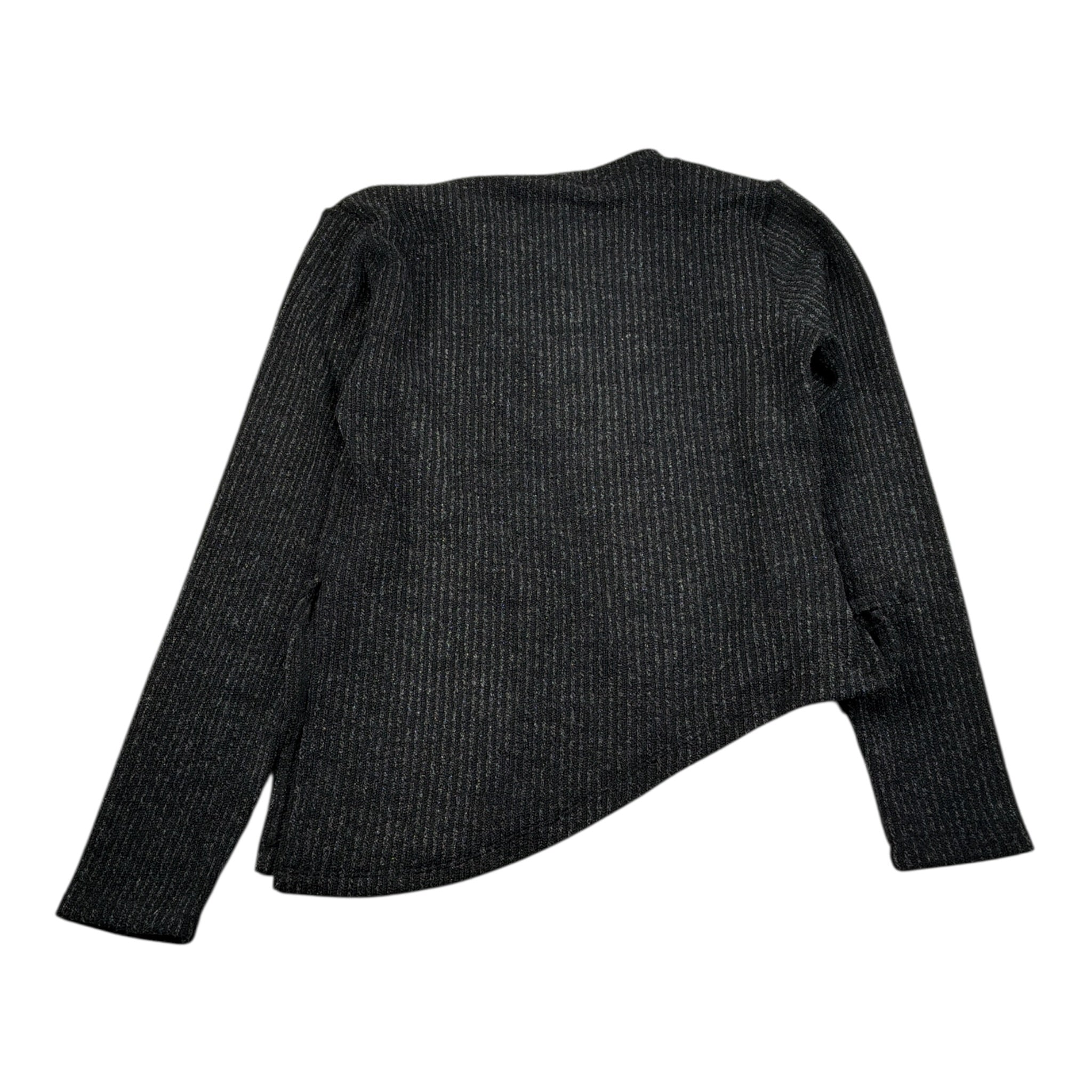 Meilisa Bai Maglia tinta unita Asimmetrica Nero per Bambina FL6830 NERO MEILISA BAI 