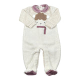 Melby Tutina tinta unita con Stampa Beige per Neonata 25N3141 BEIGE MELBY 