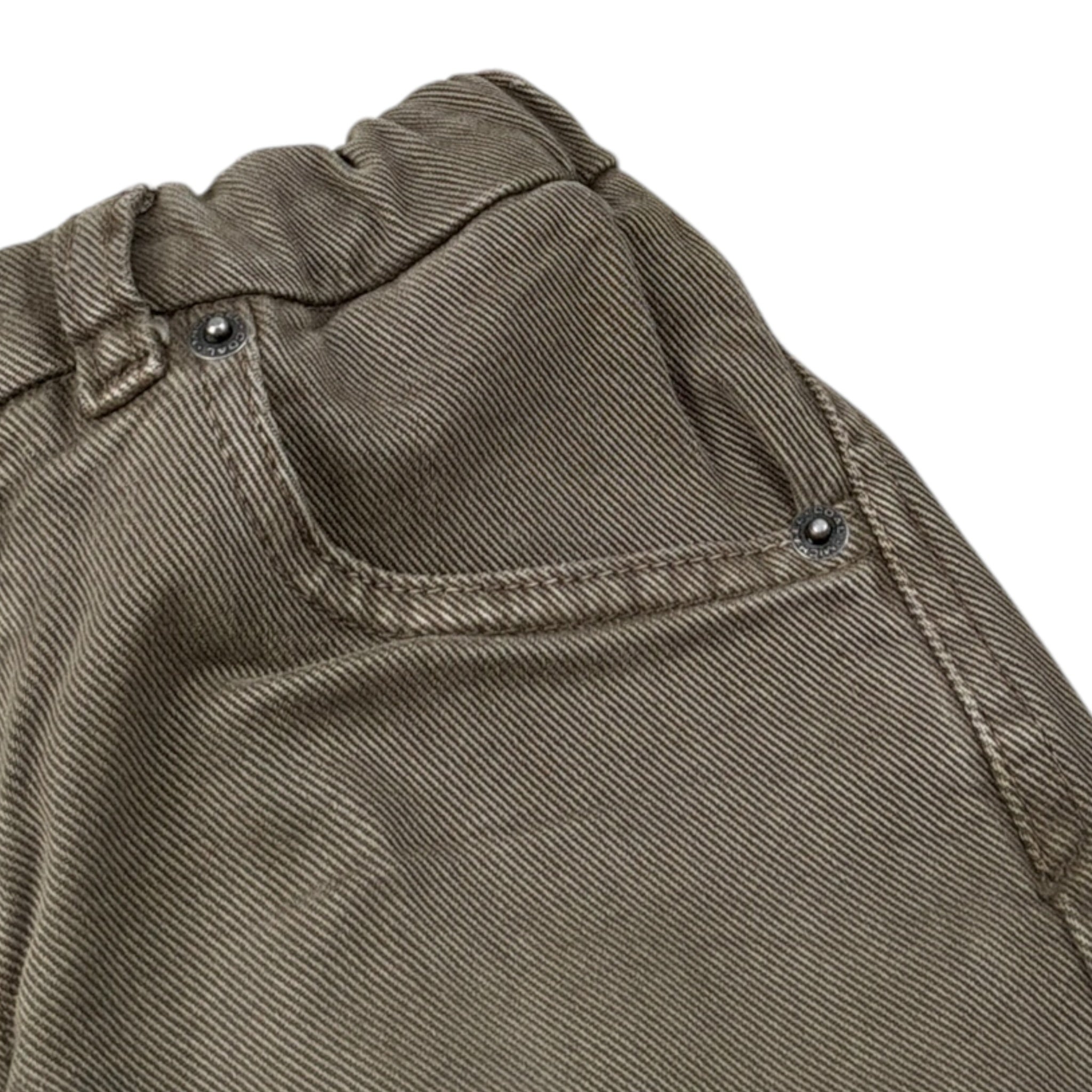 Michael Coal Pantalone tinta unita con Elastico In Vita Verde per Bambino 2989F25 VERDE MICHAEL COAL 