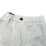 Michael Coal Pantalone tinta unita con Elastico In Vita Bianco per Neonato 3211F25N BIANCO MICHAEL COAL 