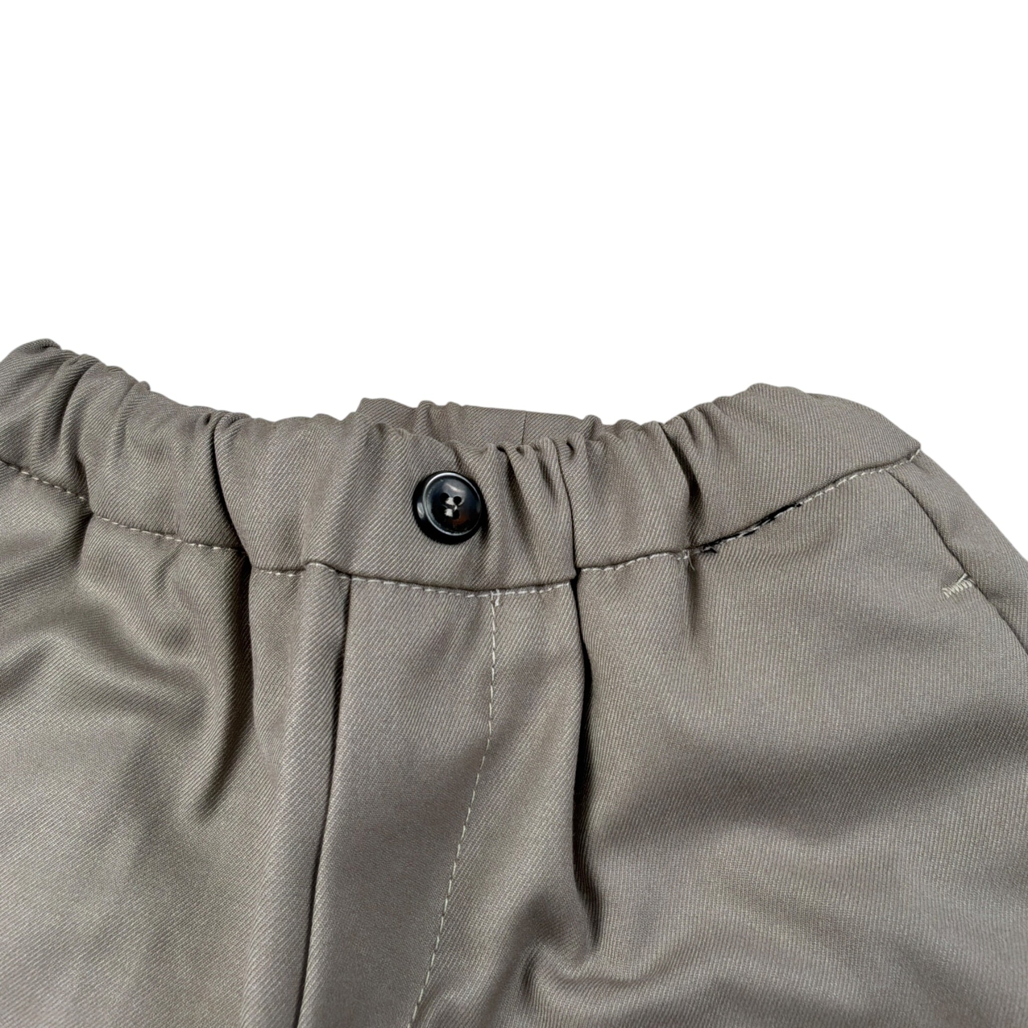 Michael Coal Pantalone tinta unita con Elastico In Vita Fango per Neonato 7157F25N FANGO MICHAEL COAL 