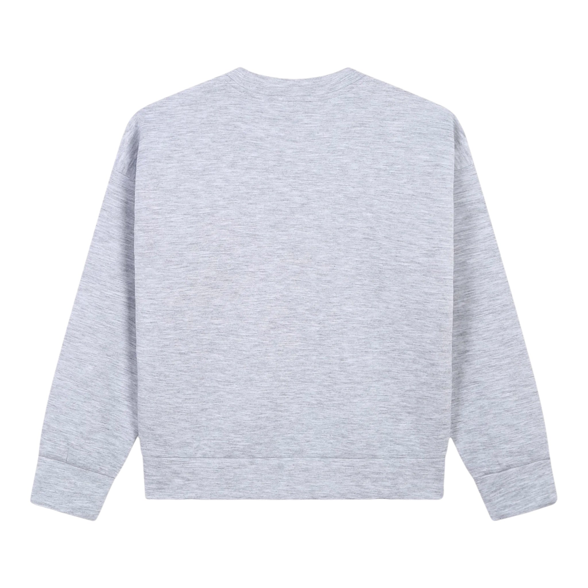 Michael Kors Felpa Girocollo tinta unita con Paillettes Grigio per Bambina R30148 GRIGIO MICHAEL KORS 