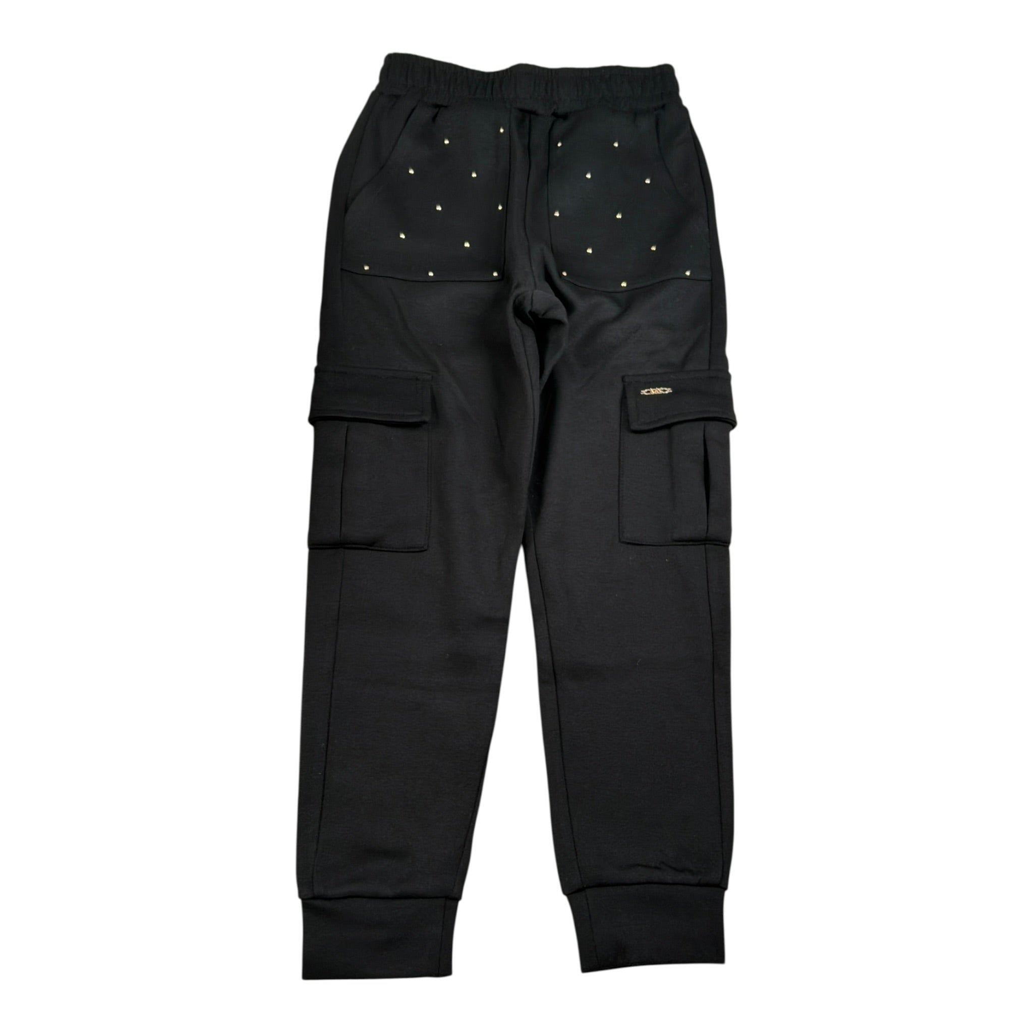 Michael Kors Pantalone tinta unita Modello Tuta Nero per Bambina R30446 NERO MICHAEL KORS 