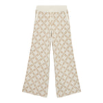 Michael Kors Pantalone tinta unita Modello Palazzo Panna per Bambina R30452 PANNA MICHAEL KORS 