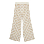 Michael Kors Pantalone tinta unita Modello Palazzo Panna per Bambina R30452 PANNA MICHAEL KORS 