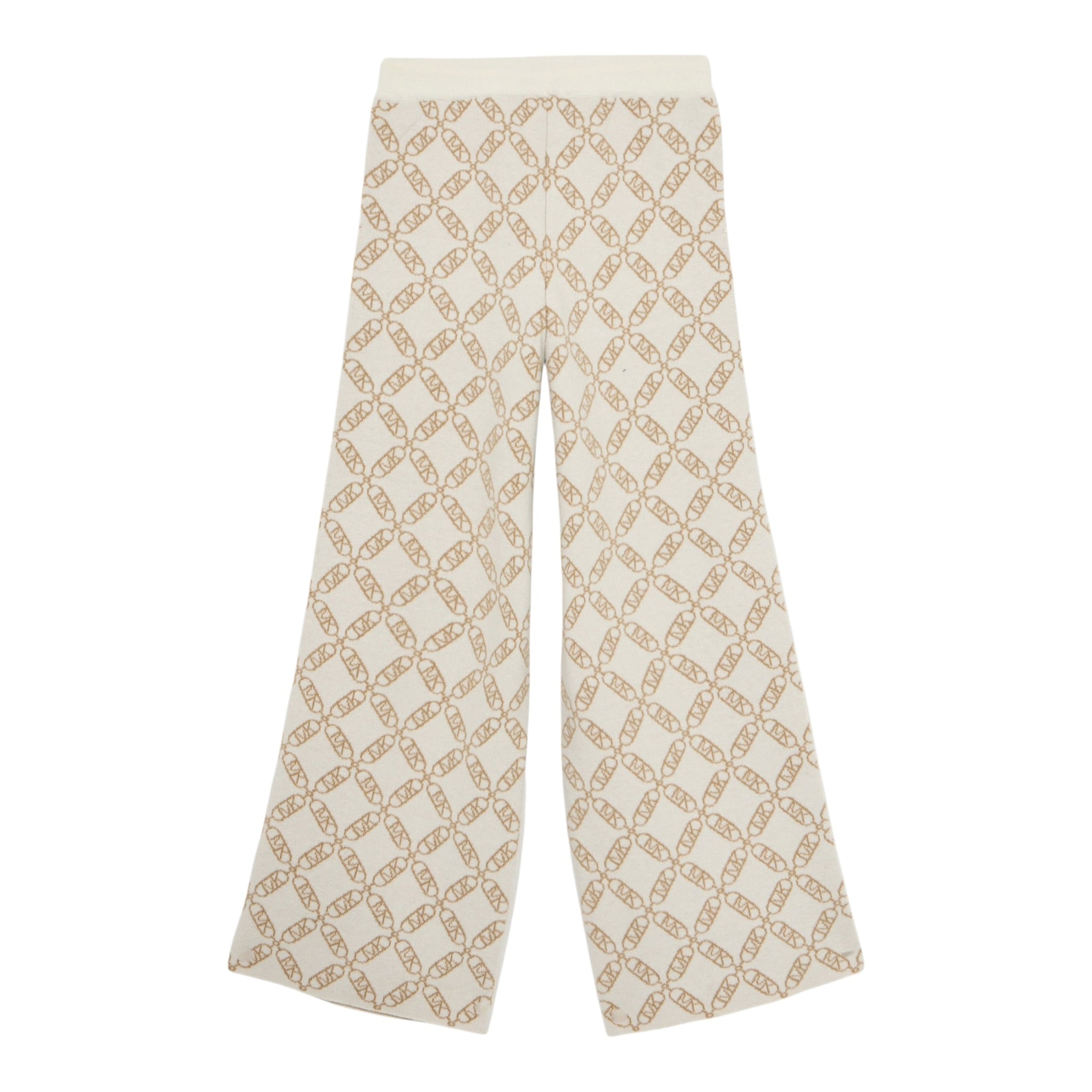 Michael Kors Pantalone tinta unita Modello Palazzo Panna per Bambina R30452 PANNA MICHAEL KORS 