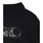 Michael Kors Maglia tinta unita con Paillettes Nero per Bambina R30460X NERO MICHAEL KORS 