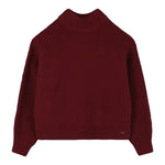 Michael Kors Maglia Mezzo Collo tinta unita Bordeaux per Bambina R30464 BORDEAUX MICHAEL KORS 
