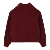 Michael Kors Maglia Mezzo Collo tinta unita Bordeaux per Bambina R30464 BORDEAUX MICHAEL KORS 