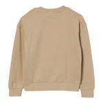 felpa chiusa girocollo tinta unita con logo R30469X BEIGE MICHAEL KORS 