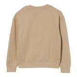 felpa chiusa girocollo tinta unita con logo R30469X BEIGE MICHAEL KORS 