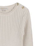 Michael Kors Abito Manica Lunga tinta unita Beige per Neonata R30476 BEIGE MICHAEL KORS 
