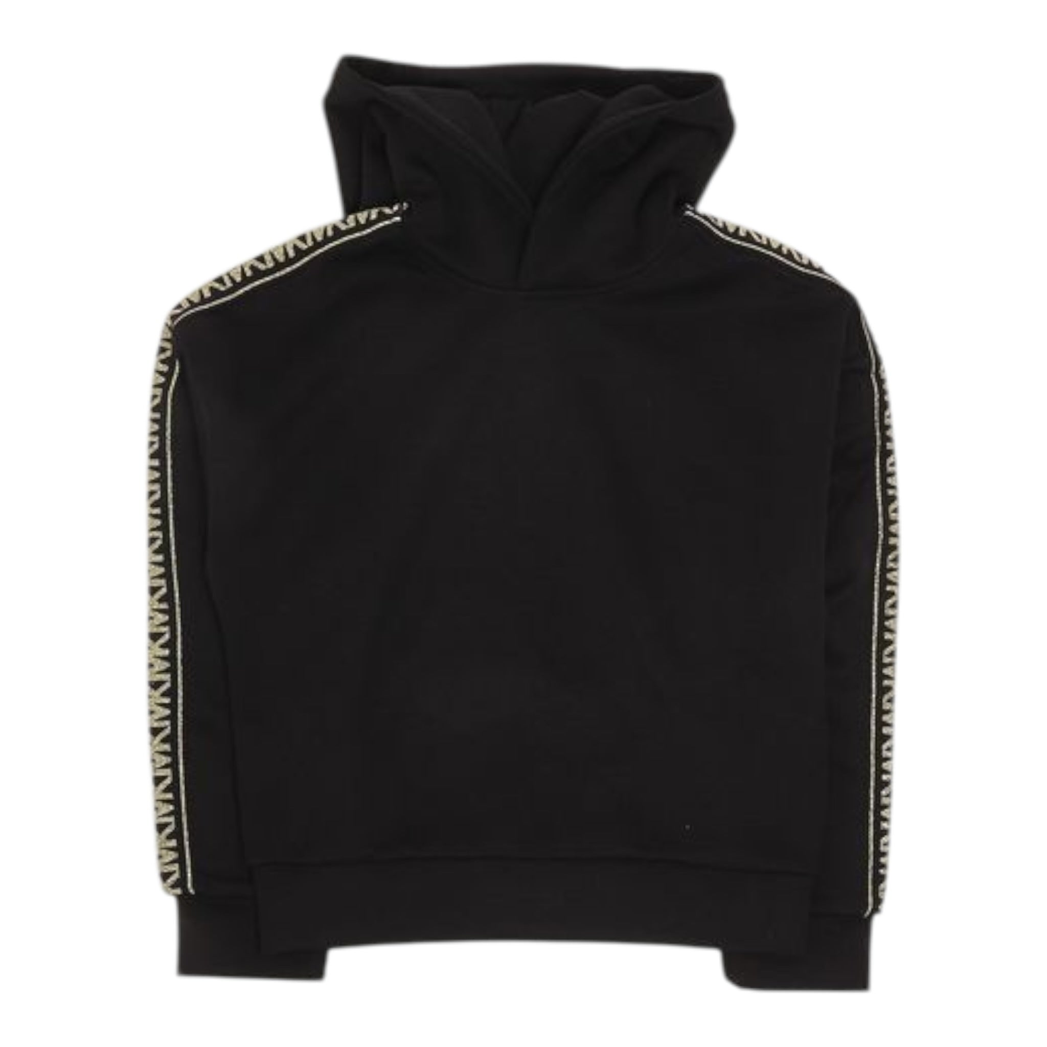 Michael Kors Felpa tinta unita con Profili In Contrasto Nero per Neonata R30478 NERO MICHAEL KORS 