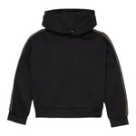 Michael Kors Felpa tinta unita con Profili In Contrasto Nero per Bambina R30478X NERO MICHAEL KORS 