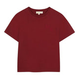 Michael Kors T-Shirt tinta unita con Logo Bordeaux per Bambina R30494 BORDEAUX MICHAEL KORS 