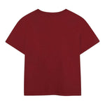 Michael Kors T-Shirt tinta unita con Logo Bordeaux per Bambina R30494 BORDEAUX MICHAEL KORS 