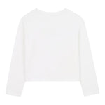 Michael Kors Shirt Girocollo tinta unita con Logo Bianco per Neonata R30495N BIANCO MICHAEL KORS 