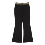 Michael Kors Pantalone tinta unita Modello Zampa con Elastico In Vita Logato Nero per Bambina R30496X NERO MICHAEL KORS 