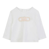 Michael Kors Completo 3 Pezzi Felpa-Shirt-Pantalone tinta unita Rosa per Neonata R305044 ROSA MICHAEL KORS 