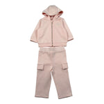 Michael Kors Completo 2 Pezzi Felpa-Pantalone tinta unita Rosa per Bambina R30504 ROSA MICHAEL KORS 