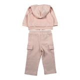 Michael Kors Completo 2 Pezzi Felpa-Pantalone tinta unita Rosa per Bambina R30504 ROSA MICHAEL KORS 