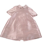Mimisol Abito tinta unita Mezza Manica con Colletto Rosa per Bambina MFAB664 ROSA MIMISOL 