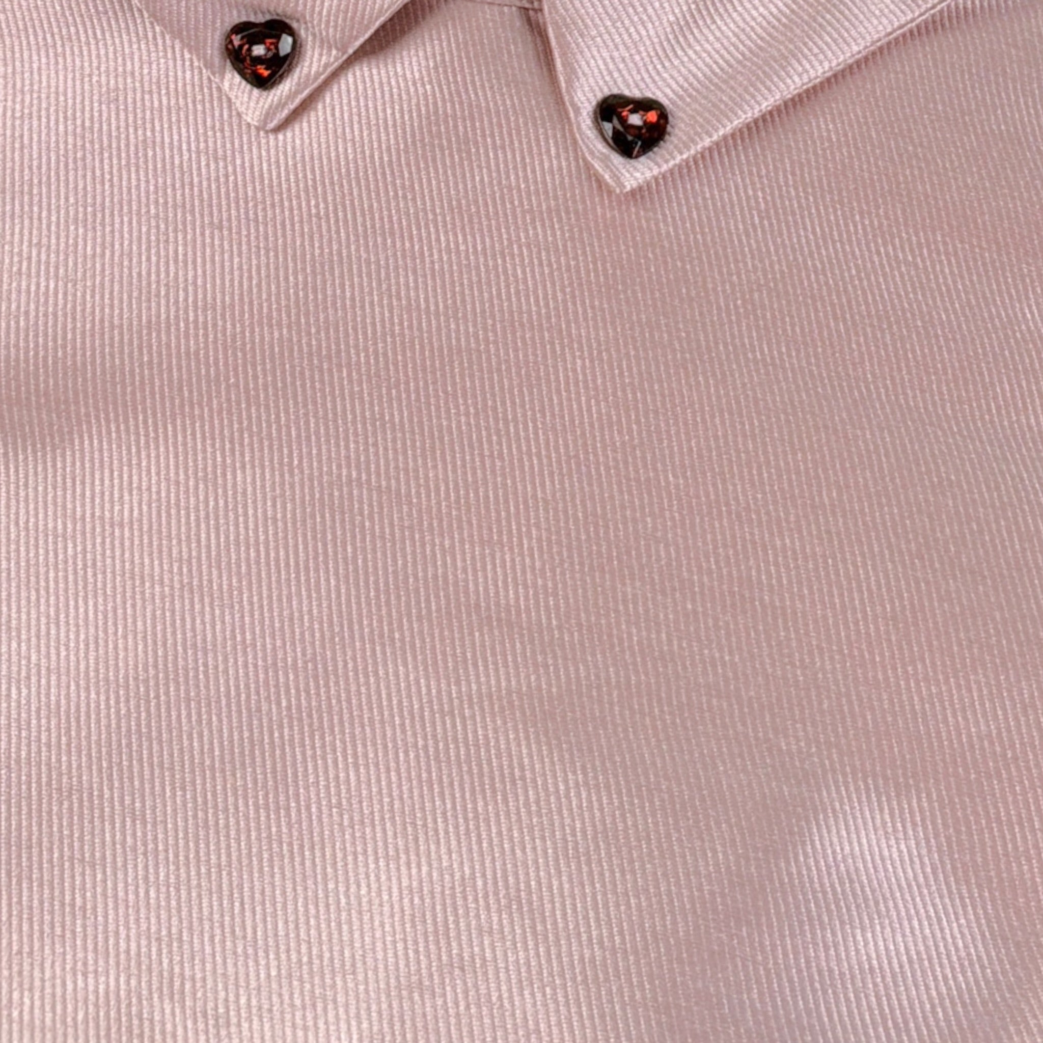 Mimisol Abito tinta unita Mezza Manica con Colletto Rosa per Bambina MFAB664 ROSA MIMISOL 