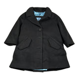 Mimisol Cappotto tinta unita Nero per Bambina MFCT046 NERO MIMISOL 