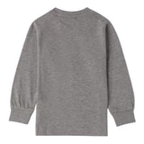 Sarabanda Shirt tinta unita con Stampa Grigio per Neonato 0F130 GRIGIO SARABANDA 