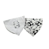 Mini Banda Set 2 Pezzi Bavette Panna per Neonato 36321 PANNA MINI BANDA 