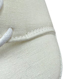 Mini Banda Sneakers tinta unita con Lacci Bianco per Neonato 38301 BIANCO MINI BANDA 