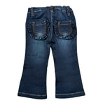 Mini Banda Jeans tinta unita con Girovita Regolabile Blu per Neonata 3A721 BLU MINI BANDA 